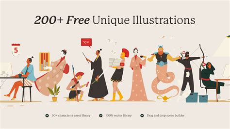 Unique Illustrations & Vectors .
